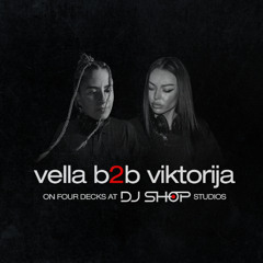 VELLA B2B VIKTORIJA : Techno Dialogue @ DJ SHOP Studios 07.06.2025