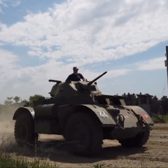 Canadian War Museum’s T17E1 Staghound moving about