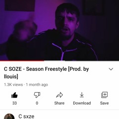 C SOZE - Season Freestyle [Prod. by llouis]