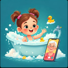 Can you hear me Grandma, I'm in the bath