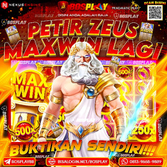 DAFTAR BOSPLAY AGEN SLOT GACOR PRAGMATIC PLAY ZEUS KASIH PETIR, MEMBER JADI TAJIR