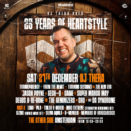 Stream Thera 25 Years Heartstyle - Hardclassics warmup mix by