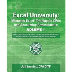 [ebook] read pdf 📕 Excel University: Microsoft Excel Training for CPAs and Accounting Professional