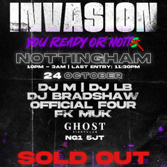 FK MUK PRESENTS || WARMUP INVASION LIVE AUDIO || HOSTED BY DJ BRADSHAW