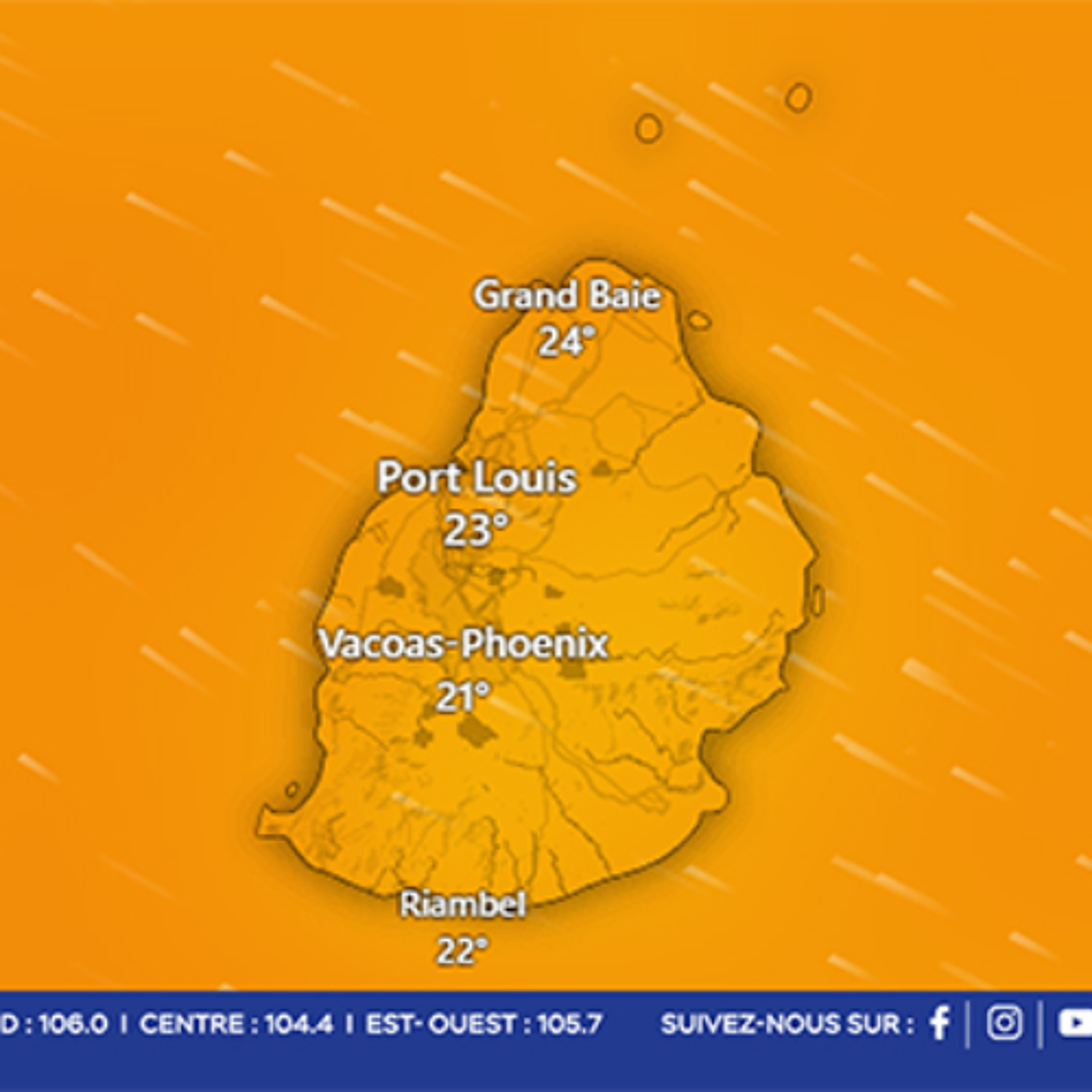 Météo : une baisse de température de 2 à 3 degrés jusqu’à mardi.