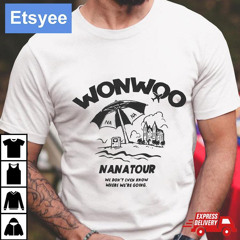 Wonwoo Nanatour We Don't Even Know Where We're Going T-Shirt