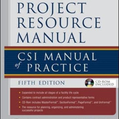 Read EPUB ✏️ The Project Resource Manual: CSI Manual of Practice by  The Construction