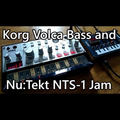 Korg Volca Bass and NTS-1 Jam
