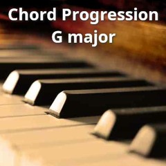 Piano chord progression - G major