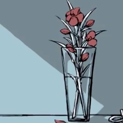 花瓶に触れたflower