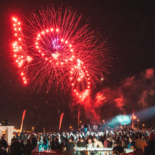 Chasing Sunsets -  Fort St. Angelo (Fireworks Edition)