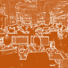 Work Space — cartoonish fusion