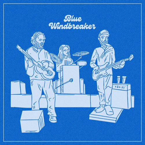Blue Windbreaker