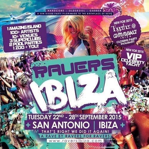 Re-Con B2B Squad-E & MC Wotsee @ Zoo - Ravers Ibiza (September 2015)