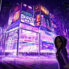 Drifting in tokyo at night