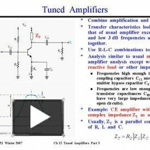 Stream Single Tuned Voltage Amplifier Theory Pdf 270 Logisiel Retoucher