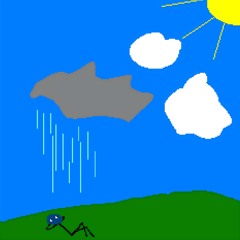 the waterlogged boy has a giphal problem.