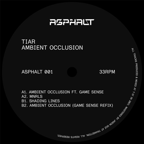 ASPHALT001 - Tiar - Ambient Occlusion EP