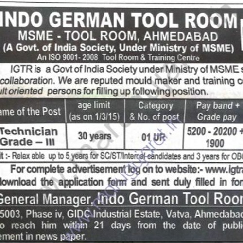Stream Indo German Tool Room Ahmedabad Training Courses by Tiobatiobu