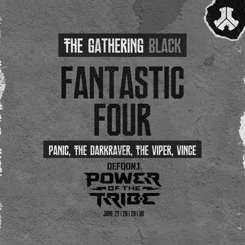 Fantastic Four: Panic, The Darkraver, The Viper, Vince | BLACK | Thursday | Defqon.1 2024
