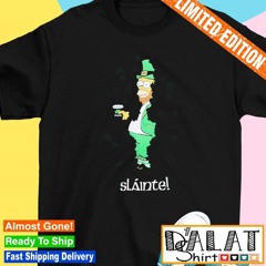 Slainte Simpsons St Patrick’s Day shirt