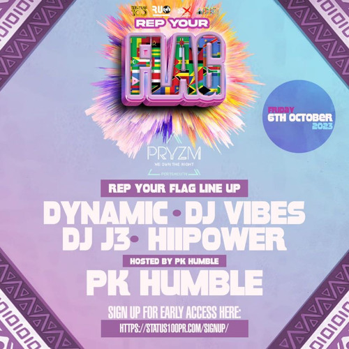 REP YOUR FLAG LIVE IN PORSTMOUTH FT DJ DYNAMICUK LIVE AUDIO MIX (AFROBEATS/AMAPIANO SET)