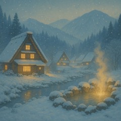 Shirakawa-go Night Snow