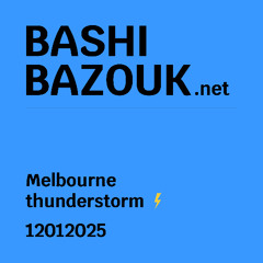 Melbourne thunderstorm (12/01/25)
