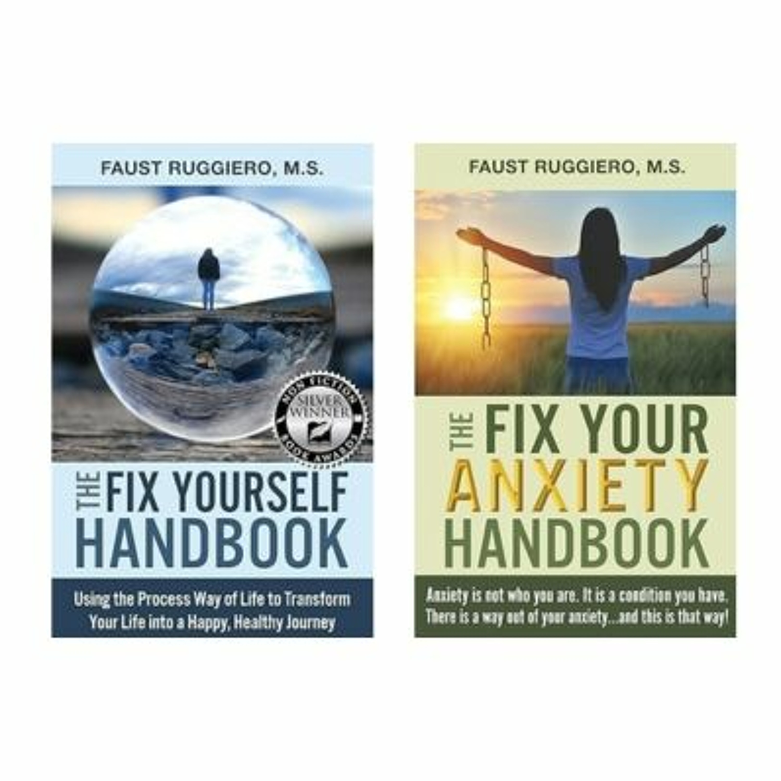 Podcast 1063: The Fix Yourself Handbook; and The Fix Your Anxiety Handbook with Faust Ruggiero episode artwork