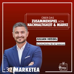 MARKETEA EP032 // Zusammenspiel von Nachhaltigkeit und Marke mit Julian Hessel von Sodastream