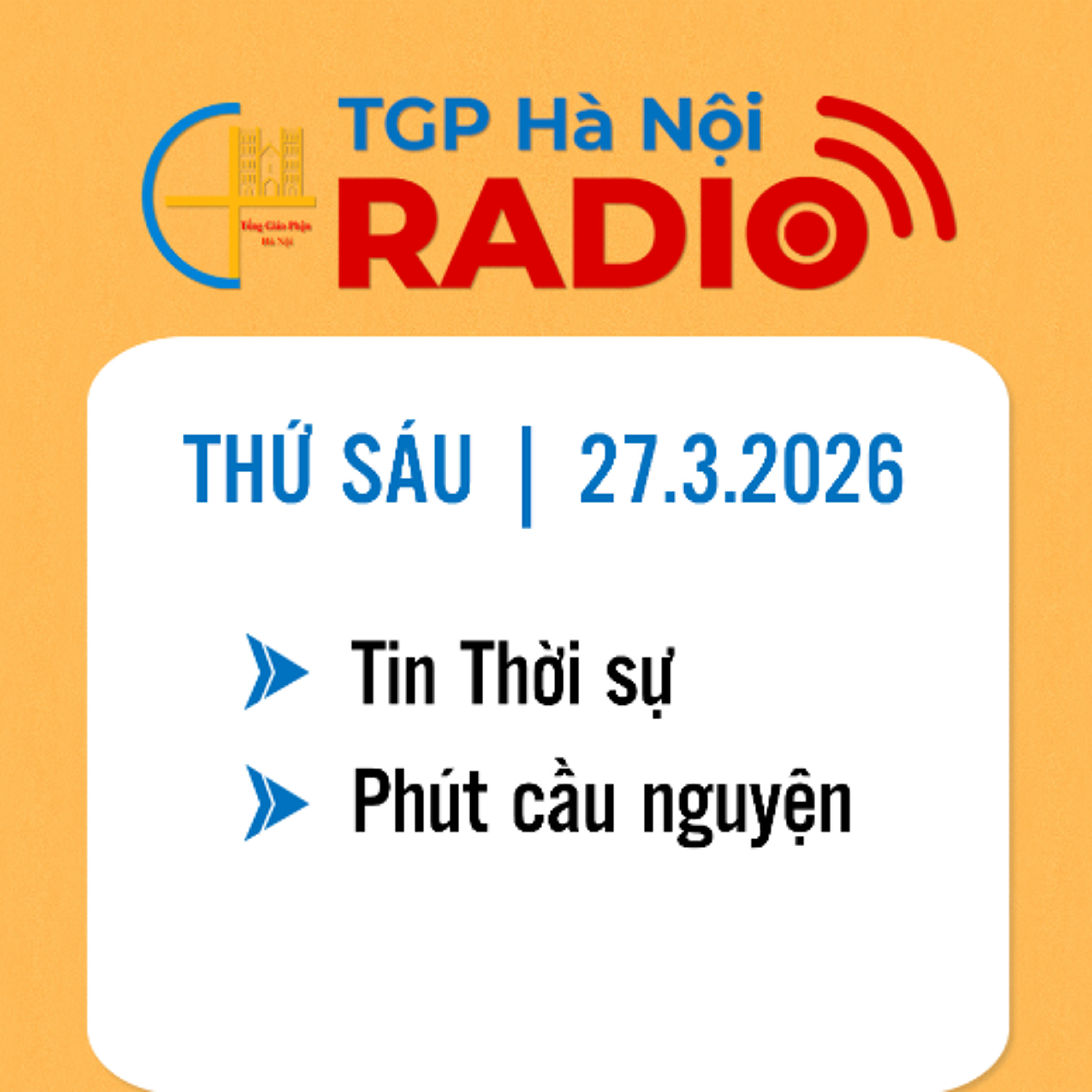 Thứ Sáu ngày 27/3/2206