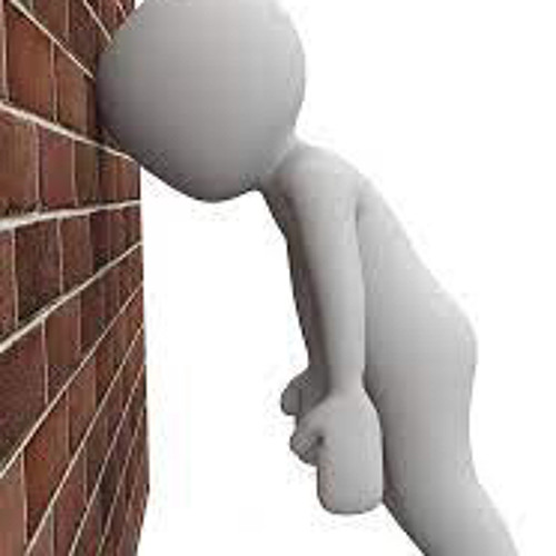 アート・デザイン・音楽 BANGING YOUR HEAD AGAINST A BRICK WALL Banging your head against a brick wall? You just might mak