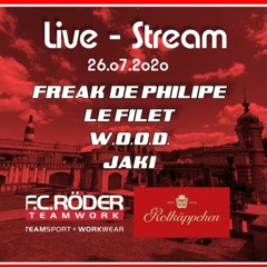 Freak De Philipe, Le Filet, W.O.O.D., Jaki @ 26.o7.2o Rotkäppchen Live-Stream, Freyburg