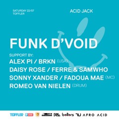 ACiD JACK  w/ Fre & SAMWHO @ Toffler Rotterdam
