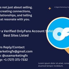 Buy Verified OnlyFans Creator Account in 2024-2025 – The Ultimate Guide