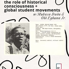 AfricaNow! Jun. 12, 2024 The Role of Historical Consciousness & Global Student Movements