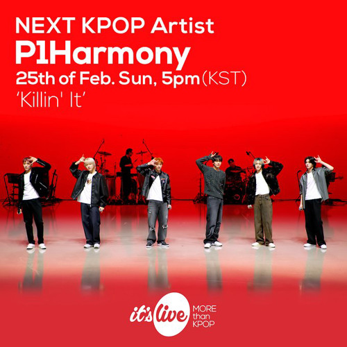p1harmony killin' it it's live