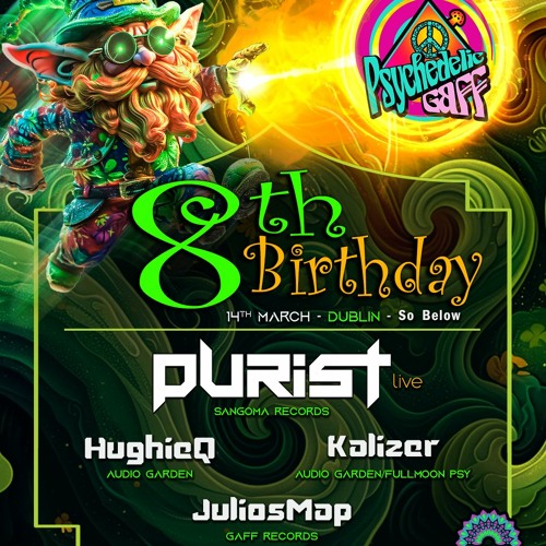 Ironing Board Sessions Live - Psychedelic Gaff's 8th Birthday - So Below Club