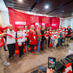 Rexburg holds ribbon-cutting for Light the World Giving Machine