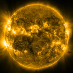 Hear three years of solar fireworks