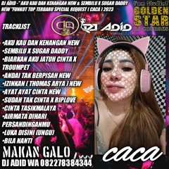 DJ ADID -" AKU KAU DAN KENANGAN NEW & SEMBILU X SUGAR DADDY NEW "FUNKOT TOP SPECIAL ( CACA ) 2023