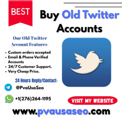 How To Buy Old Twitter Accounts From PVAUSASEO.COM