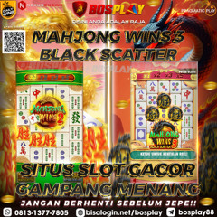 DAFTAR SITUS BOSPLAY AGEN SLOT TERGACOR |{ MAHJONG BLACK SCATTER}| PRGMATIC PLAY