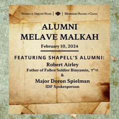 Alumni Melave Malkah 5784 - Major Doron Spielman - IDF International Spokesperson