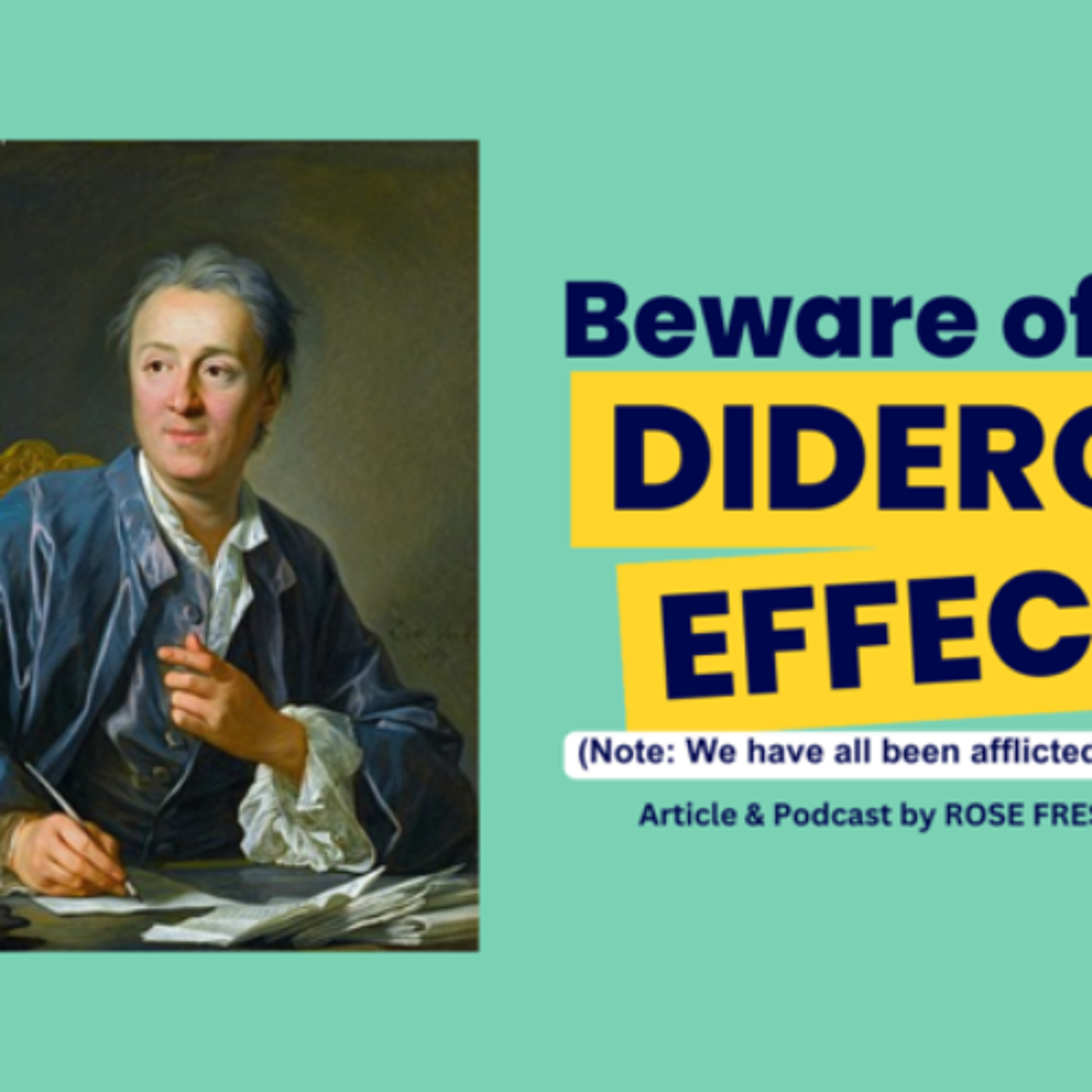 Fake fact check: From Philosophy to Fashion: How the Diderot Effect Rules Our Wallets