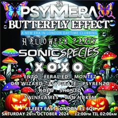Psymera & Butterfly Effect Halloween 26/10/2024 Dj Set