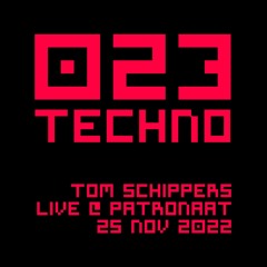 Tom Schippers - Live @ 023TECHNO - 25-11-2022 - Closing set