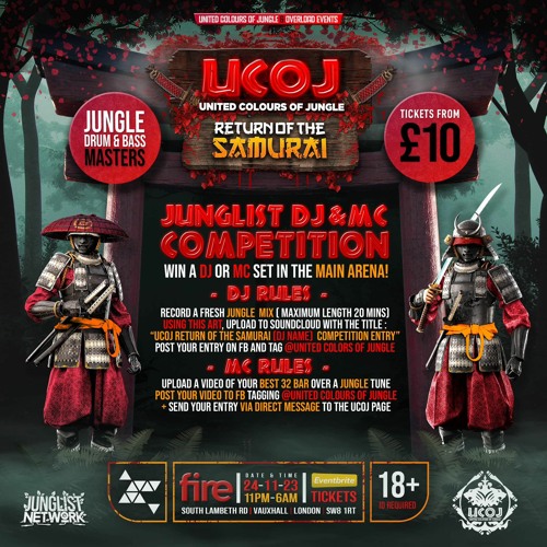 UCOJ RETURN OF THE SAMURAI (Diggadon Dj) COMPETITION ENTRY