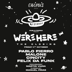 Felix Da Funk At WE'RE By Pablo Fierro Closing Party At Club Chinois Ibiza
