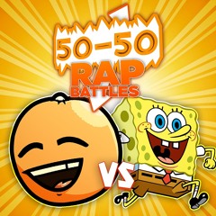 Spongebob Squarepants vs Annoying Orange. 50-50 Rap Battle!